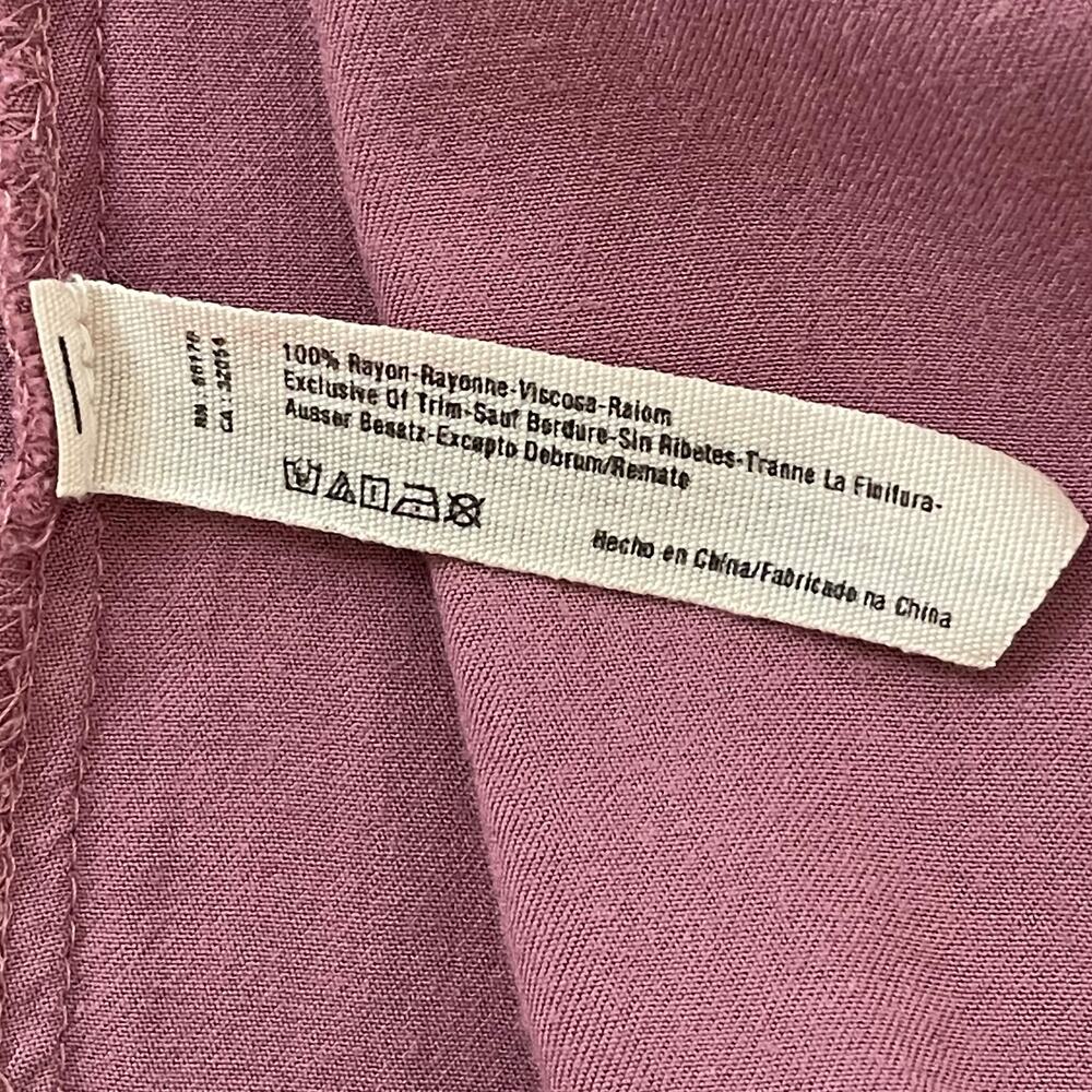 Free People Intimately Tattered Up Slip Dress - Mauve - Size S - Picture 6 of 7